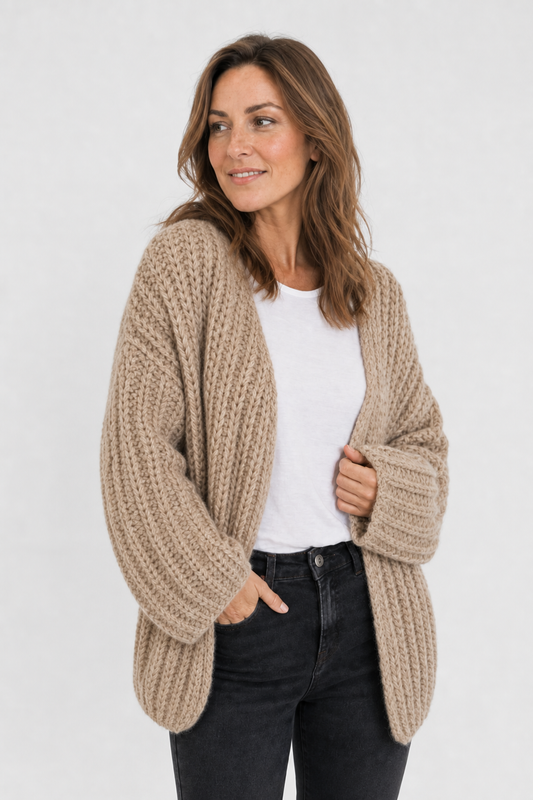 Oversized Struktur Cardigan