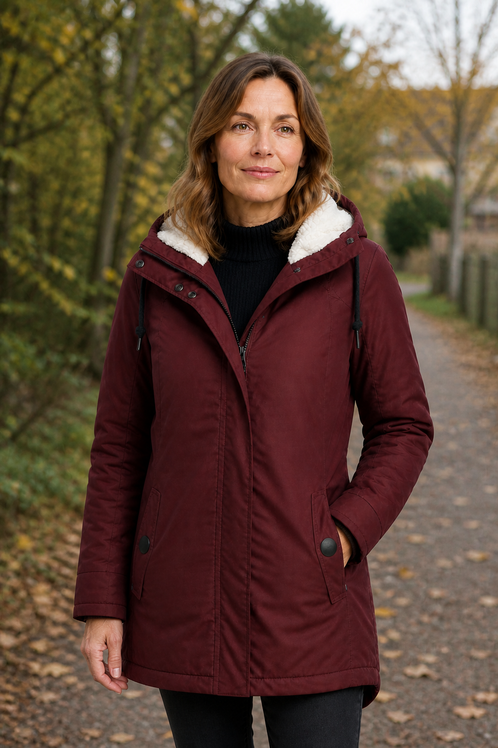 Parka mit Fleece gefüttert