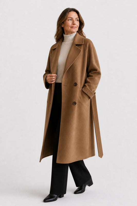 Trenchcoat aus Wolle