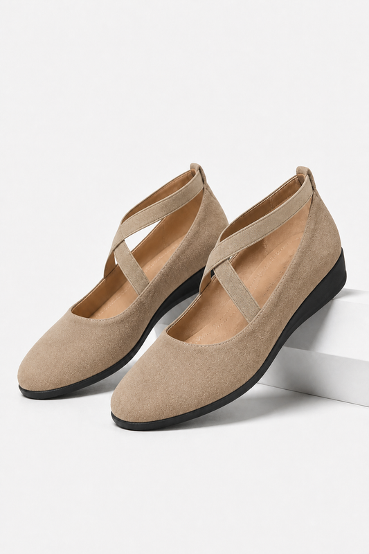 MJ Ballerinas mit Elastikband