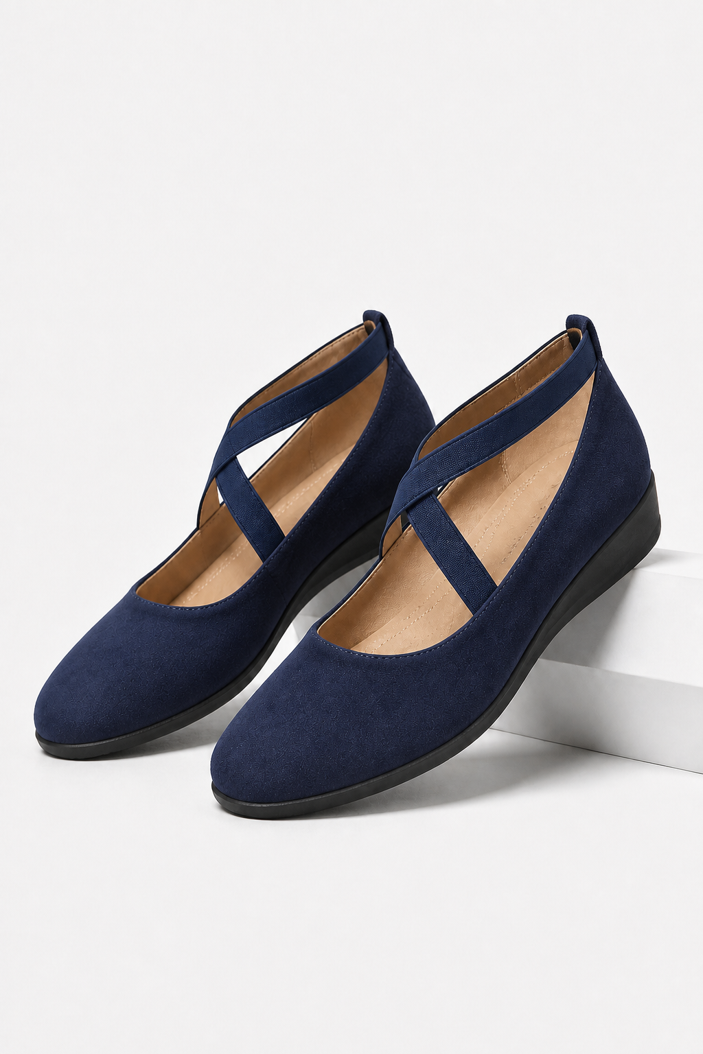 MJ Ballerinas mit Elastikband