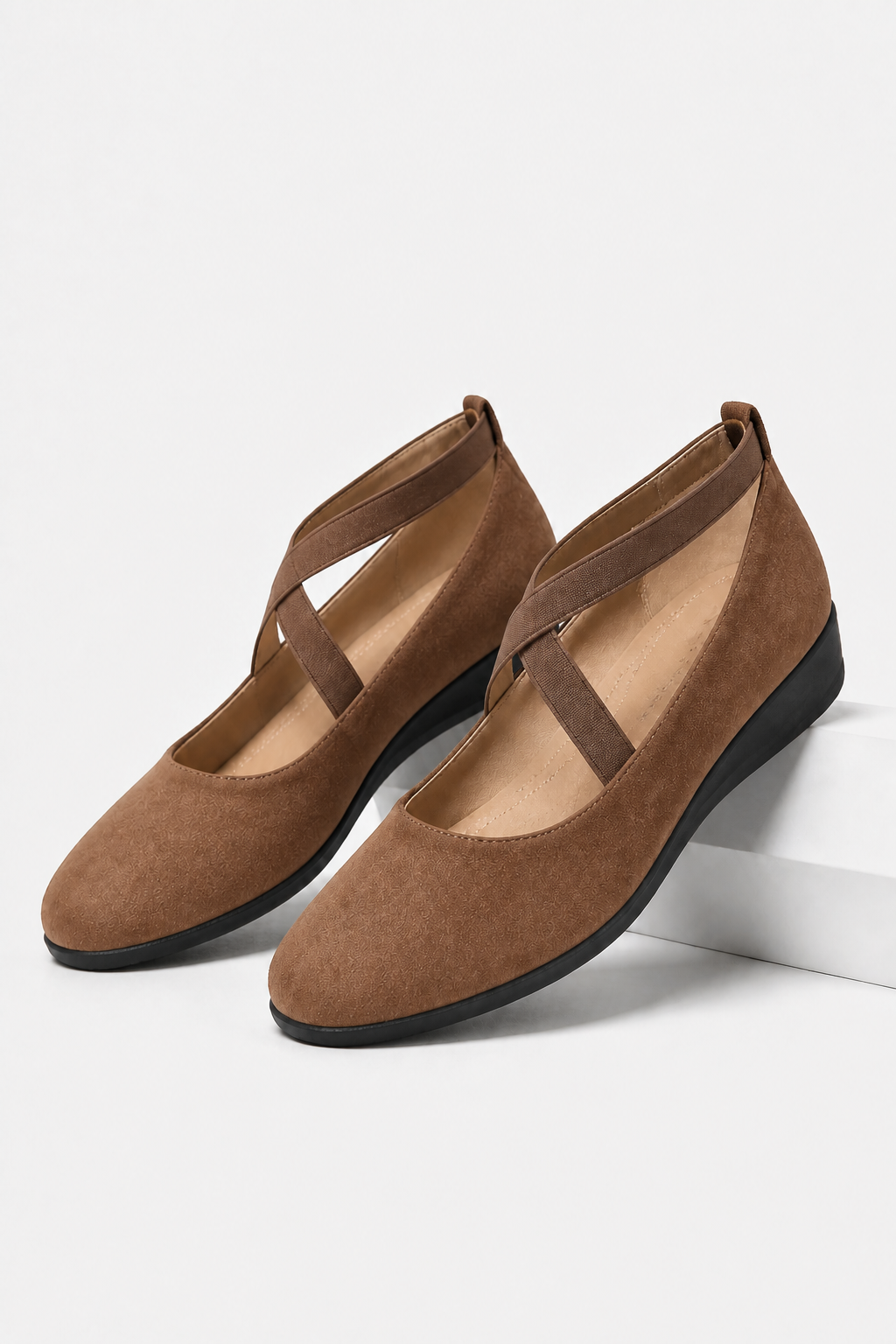 MJ Ballerinas mit Elastikband