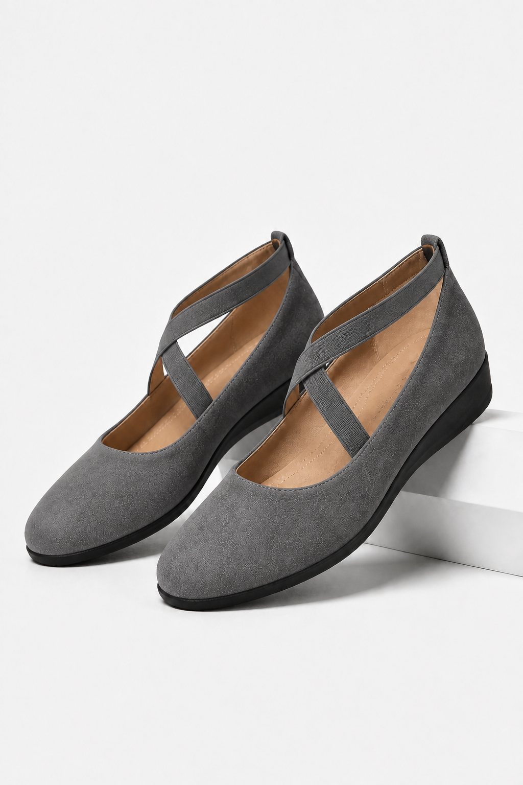 MJ Ballerinas mit Elastikband
