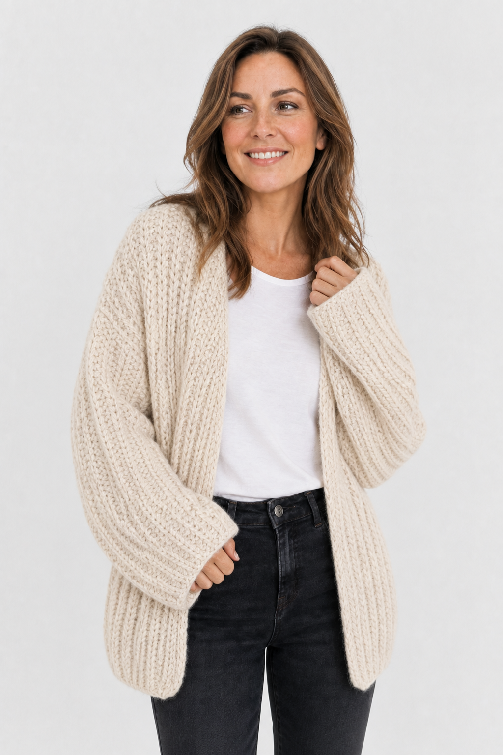 Oversized Struktur Cardigan