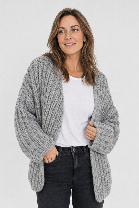Oversized Struktur Cardigan