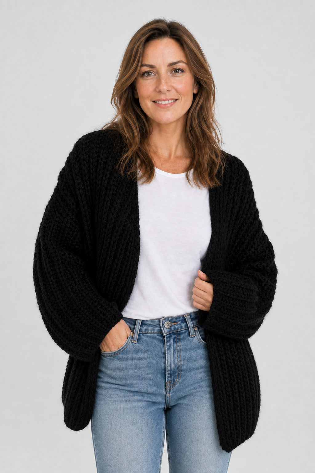 Oversized Struktur Cardigan