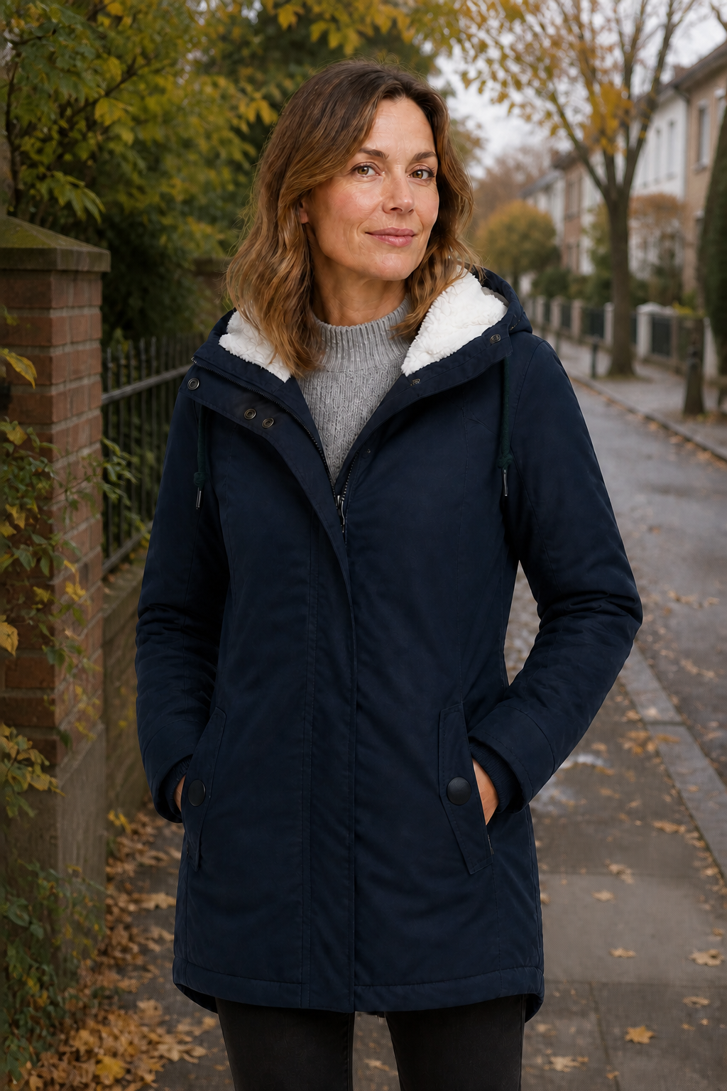 Parka mit Fleece gefüttert