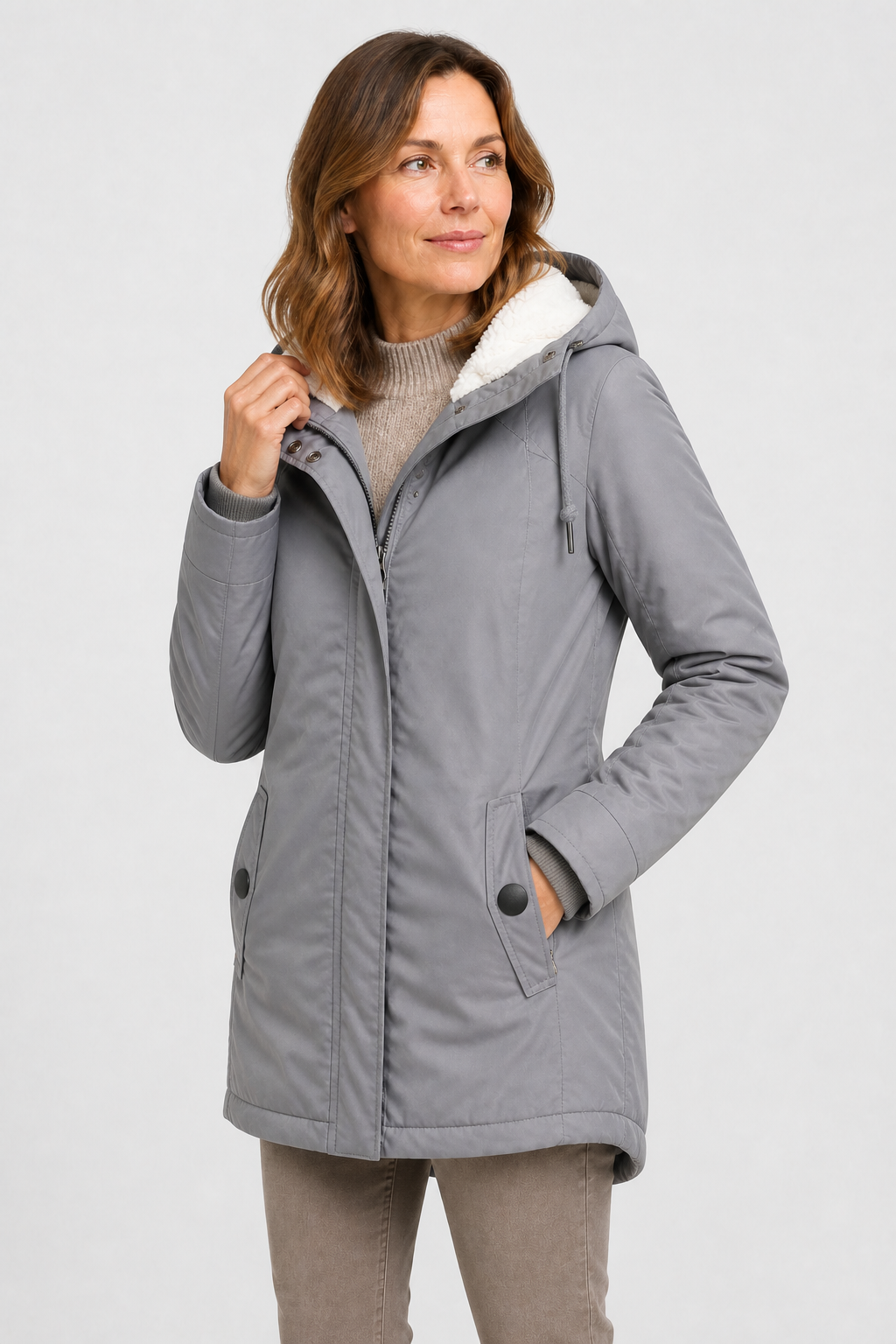 Parka mit Fleece gefüttert