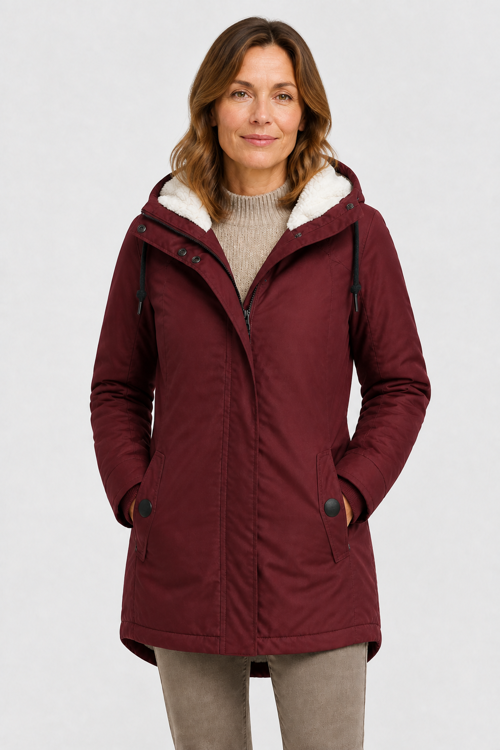 Parka mit Fleece gefüttert