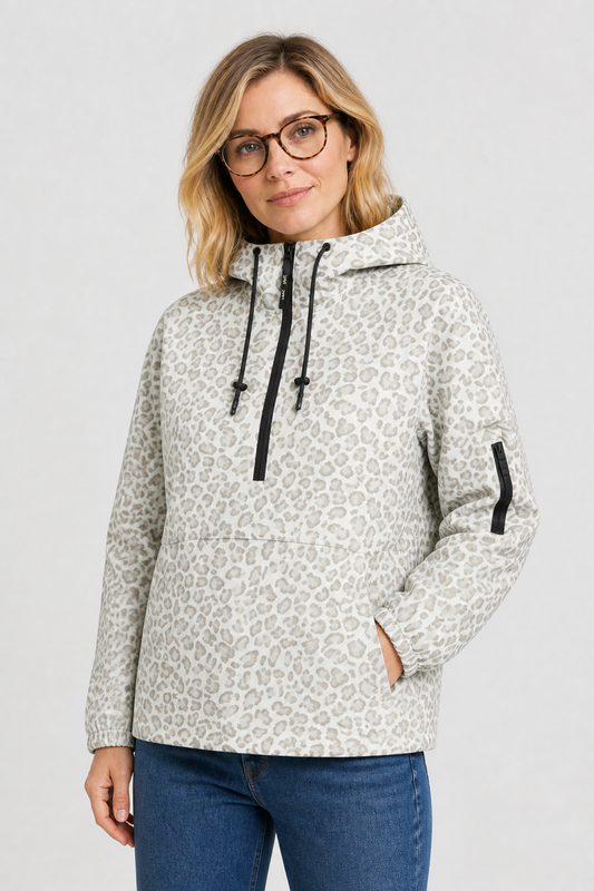 Leo Wind- und Regenjacke mit Kapuze